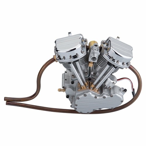 CISON FG-VT9 9cc V-twin V2 Engine Four-stroke Air-cooled Motorcycle RC Gasoline - Picture 6 of 11