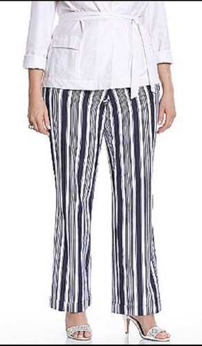 Lane Bryant klassische Hose Lena mäßig CurvyFit Stretch Leinen Übergröße 26 - Bild 2 von 8