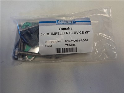 YAMAHA 6 - 8 HP WSM 725-405 IMPELLER SERVICE KIT MARINE BOAT