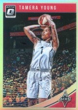 2019 Panini Donruss WNBA OPTIC SILVER HOLO PRIZM #69 TAMERA YOUNG ACES