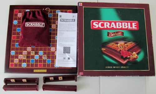 Interior Como Nuevo: Scrabble Deluxe! La Mejor Edición Del Clásico ...