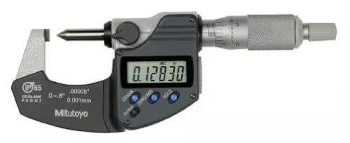 Mitutoyo 342-371-30 Crimp Height Micrometer, 0-.8"/ 0-20mm Range, .00005"