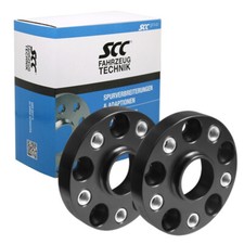 2x Spurverbreiterung 20mm LK 5x112 40mm Ges. SSC Distanzscheibe D66,6mm Schwarz