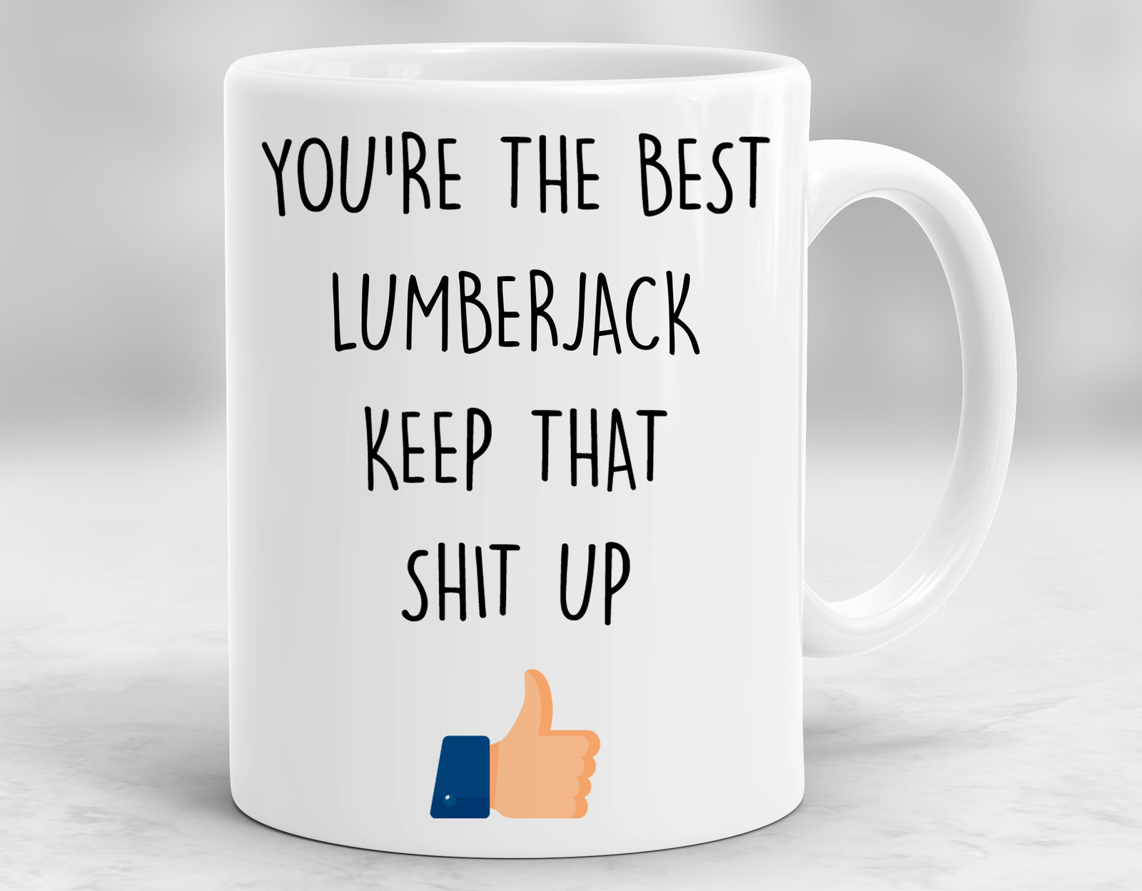 Lumberjack Gift Mug for Men – Ideal Lumberjack Cup Present P445