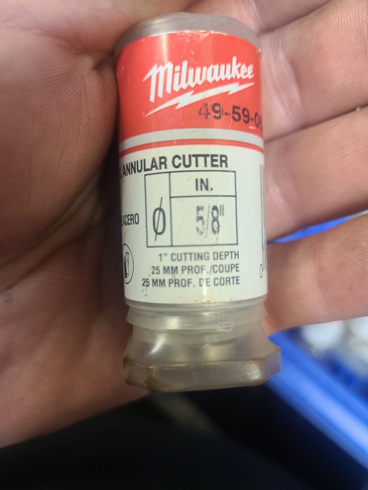 Milwaukee 49590625 HSS Annular Cutter Mag Drill Bit 5/8 " 1" depth eBay