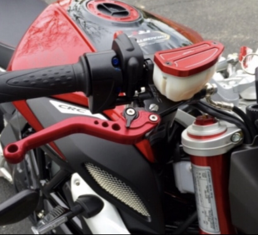 Leviers frein embrayage MV AGUSTA Brutale 800 RR finition anodisée mate