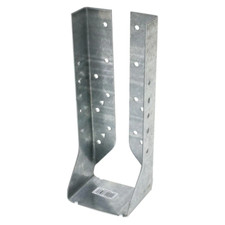 Joist Hanger 2x10 Double Nominal Lumber Galvanized Face-Mount Concealed-Flange