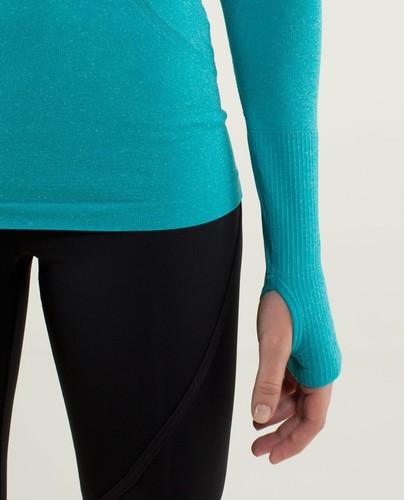 Lululemon Run Swiftly Tech Long Sleeve Crew Women 4 EUC Vented Stretch HikeShirt - Picture 20 of 21