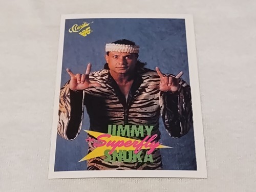 'Superfly' Jimmy Snuka 1990 Classic WWF #14 Base Set WWE Hall Of Famer