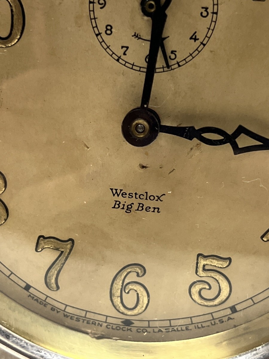 【レア・希少品】BIG BEN Western Clock Co westclox-big-ben-clock-cool-