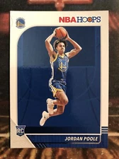 jordan poole 2019 NBA Hoops rookie card #223 Golden State Warriors