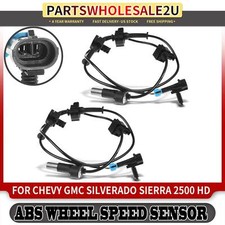 2x Rear Abs Wheel Speed Sensor For Chevy Silverado 2500 Hd Gmc Sierra 2500 Hd