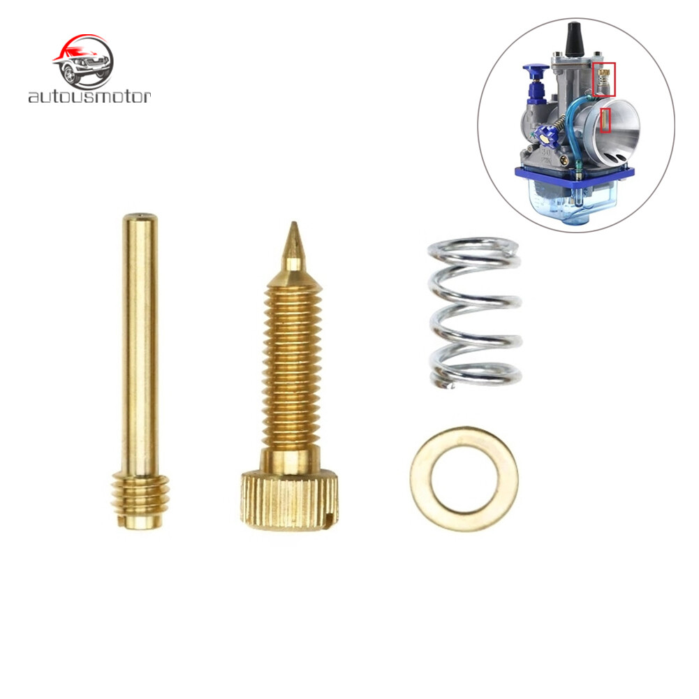 Fuel Adjuster Screw Jet + Air Fuel Mixture Screw For Keihin OKO