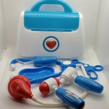 Toy Medical Kit Kids Pretend Role Play Doctor Kit Carrying Case 7 PCS Childs