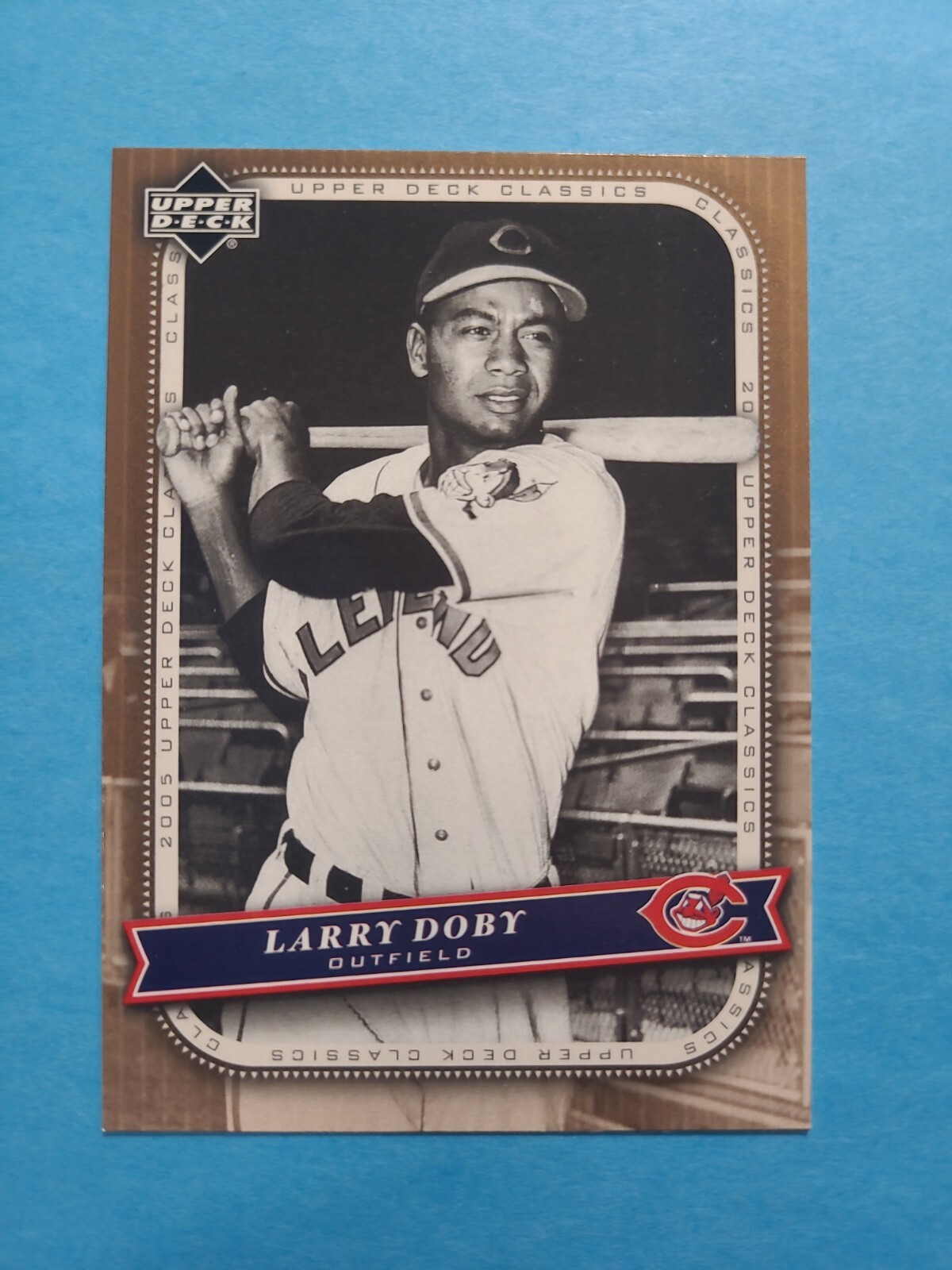 LARRY DOBY 2005 UPPER DECK CLASSICS BASEBALL CARD # 65 F7873