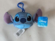 Disney Lilo Stitch Plush Head Key Chain 5"
