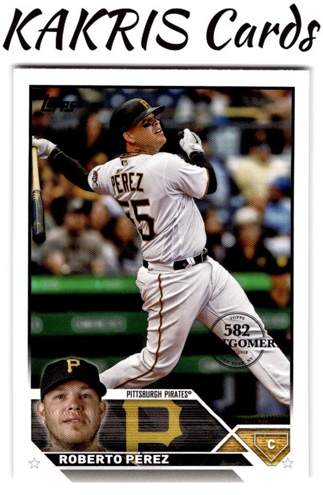 2023 Topps: 582 Montgomery Club Foil Stamped #133 Roberto Pérez
