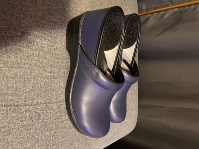 navy dansko clogs