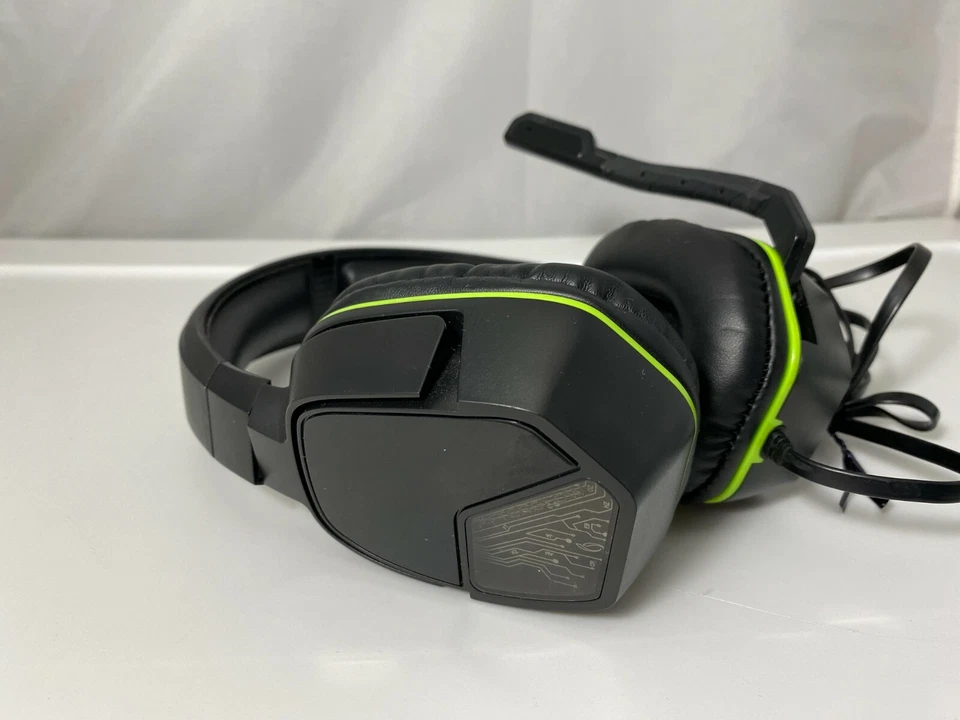 Auriculares Afterglow Auriculares LVL 3 con cable LVL3 para Xbox One Negro Verde GENUINOS Foto 4 de 4
