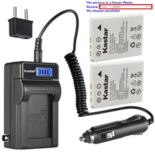 Kastar Battery LCD AC Charger for Nikon EN-EL8 MH-62 Nikon Coolpix S51 Camera