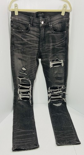 Distressed Ripped Denim Jeans Size 