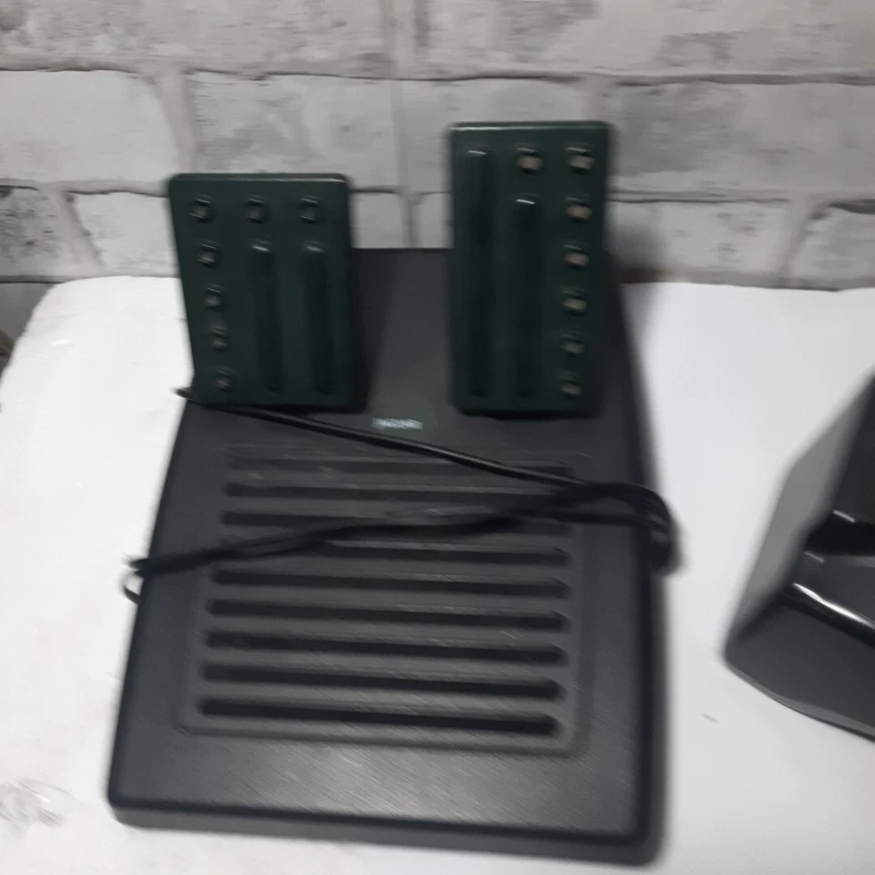 Jaguar Racing Wheel & Pedals. Sony PlayStation PS2 PS1 Tested Working - Image 2 of 4