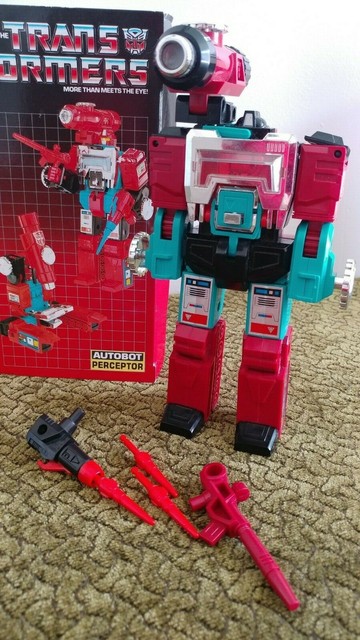 G1 PERCEPTOR, AUTOBOT SCIENTIST, 1984 Transformer, Microscope to Robot, COMPLETE | eBay