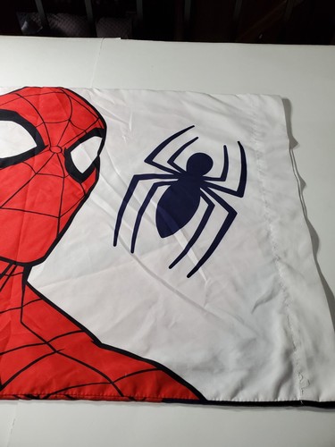 Spiderman Pillow Case Marvel Comics Red White Black Blue Standard - Picture 5 of 13