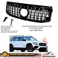 Glb250 Glb200 2020 2021 2022 2023 Gt Chrome-black Grille Glossy Sport X247