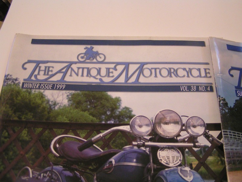 THE ANTIQUE MOTORCYCLE magazine Fall 2000 Motorcycle heaven Old bikes !!!!!!!!!!