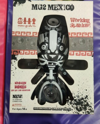 NEW Mini Gods Broken Bones Working Audio Speaker Muertos Mexico Marka27 Designer