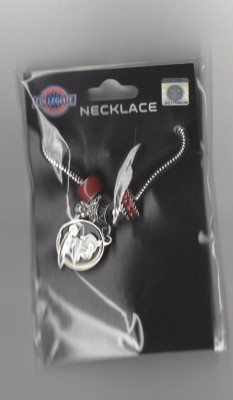 Michigan Wolverines Euro Bead Necklace - NCAA Team Pride Snake Chain With Rhinestone Charms