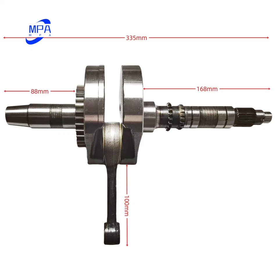 Cigüeñal + cojinete para Honda Rancher TRX420 Foreman TRX500 TRX520 Pioneer 500 Foto 3 de 4