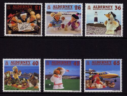 Guernsey Alderney 2000 Wombling Holiday SG A146-A151 MNH - Picture 1 of 1