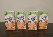 Crystal Light Peach Iced Tea Sugar Free Drink Mix 4 Boxes of 10 BB Dec. 7, 2027