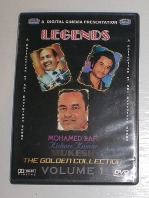 Legends Golden Collection Vol 1 Kishore Kumar Mukesh Hindi film songs music dvd