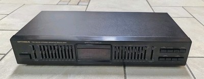 WORKING! Optimus 31-2030 VTG Ten Band Stereo Graphic Equalizer Spectrum Display