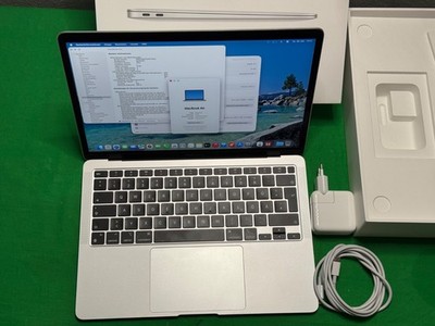 MacBook Air 13 Zoll (256GB SSD, M1, 8GB) - Silber / Cycle : 8 / Wie Neu !!