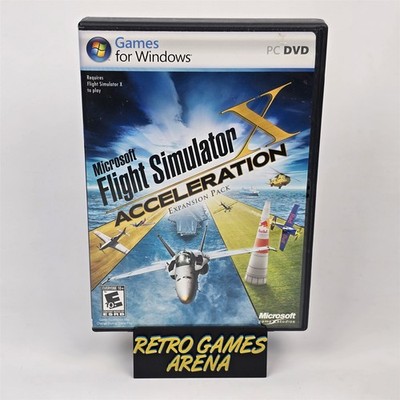 Microsoft Flight Simulator X: Acceleration (PC DVD-ROM) CIB COMPLETE with Key