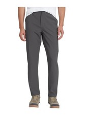 Wrangler Mens Pants Gray Cargo Tech Stretch Twill Pockets Flexible Waistband