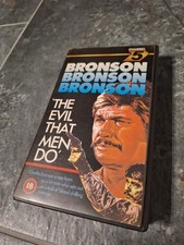 The Evil That Men Do Small Box Sell Thru UK PAL VHS Charles Bronson Channel 5