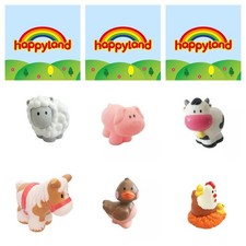 Happyland Farm Animals Pig Horse Cow Hen Duck