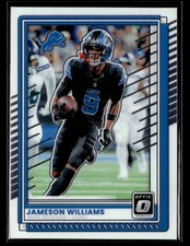 2025 Donruss Optic #10 Jameson Williams Card Detroit Lions