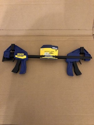 2 x Irwin Quick-Grip T54122EL7 Einhand-Minibarklemme 300 mm / 12'' Doppelpack