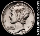 1944-D Silver Mercury Dime - Choice Gem Brilliant Unc++++  Lustrous  #i4998