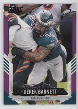 2021 Score Purple Derek Barnett #75 0f3j
