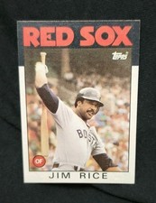 Jim Rice #320 1986 Topps Boston Red Sox