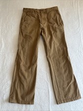 Eddie Bauer Chino Men’s 32x32 (32x30) Kaki/Tan Classic Fit Legend Wash Casual