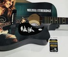 MELISSA ETHERIDGE SIGNED CUSTOM ACOUSTIC GUITAR AUTOGRAPHED JSA COA — photo 2