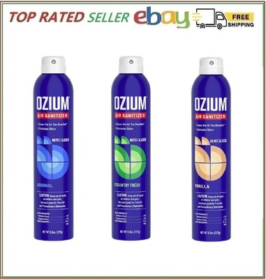 Ozium 8 Oz. Air Sanitizer & Odor Eliminator for Homes, Cars, Offices and More